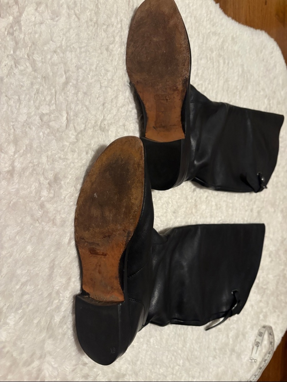 Coach Black Cheyenne Leather Over-the-Knee Boots - Picture 4 of 9